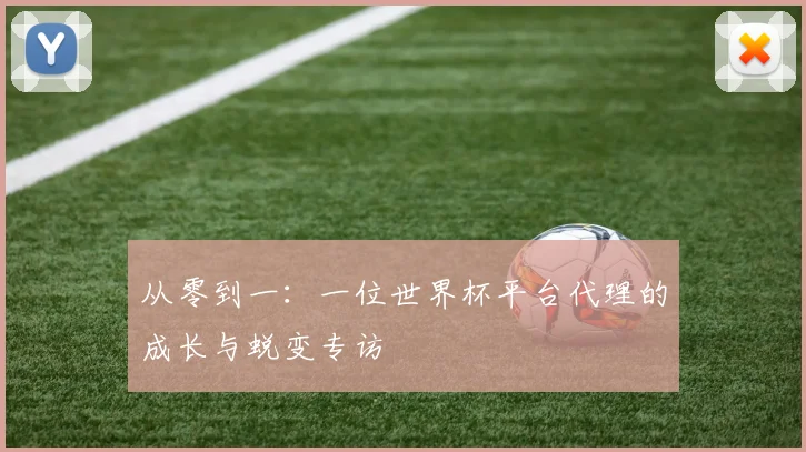 从零到一：一位世界杯平台代理的成长与蜕变专访